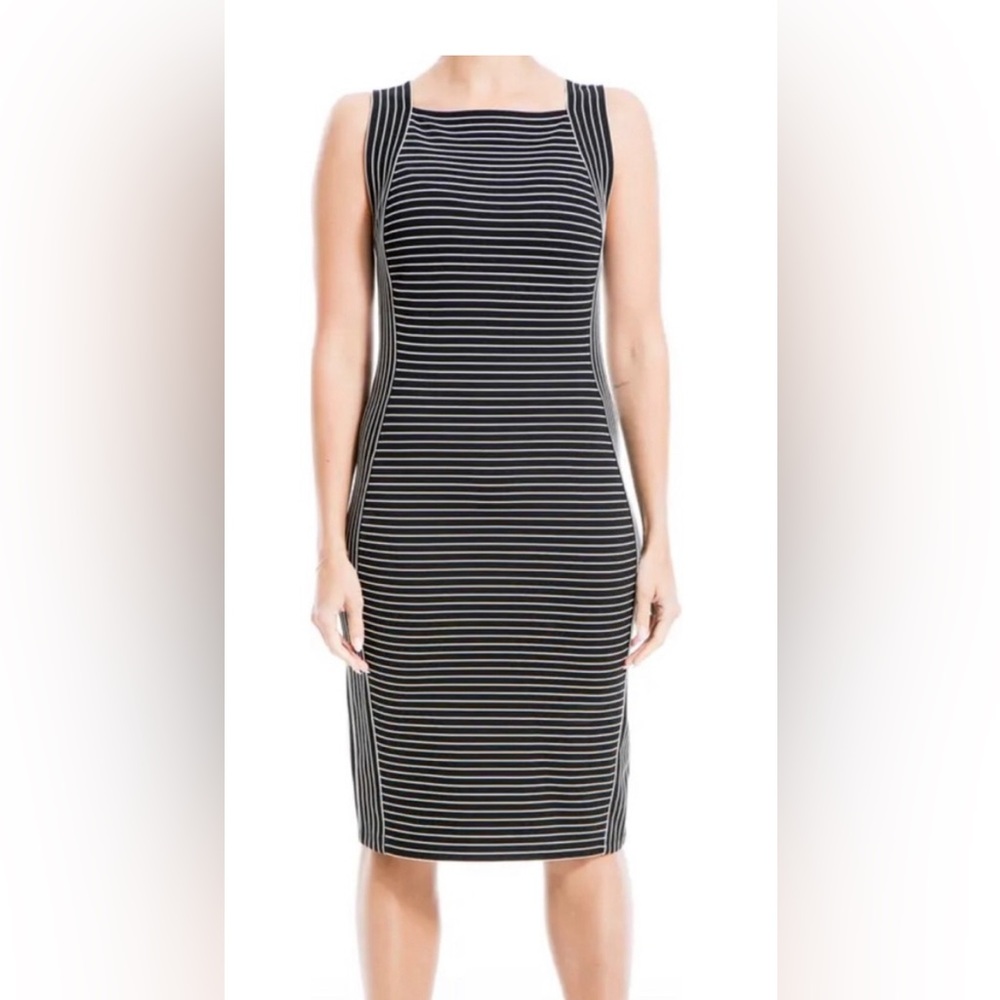 Max studio.  Very cute dress that holds you in nicely.
